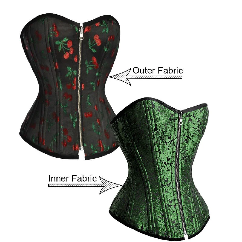 Geometric - printed bustiers for a modern and trendy lookElayna Reversible Waist Training Corset