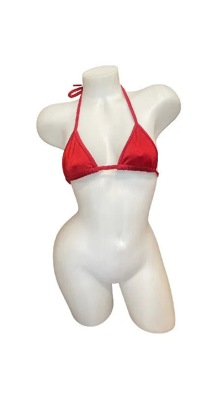 Women's Bridal Lingerie Collection Mini Triangle Top Red