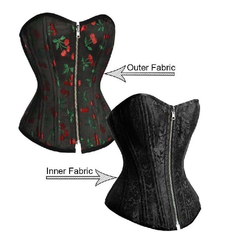 Floral - patterned corsets for a romantic and spring - like feelElaine Reversible Waist Training Corset
