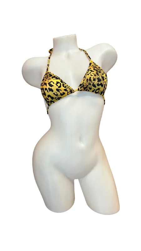 Women's Maternity Lingerie Mini Triangle Top Leopard