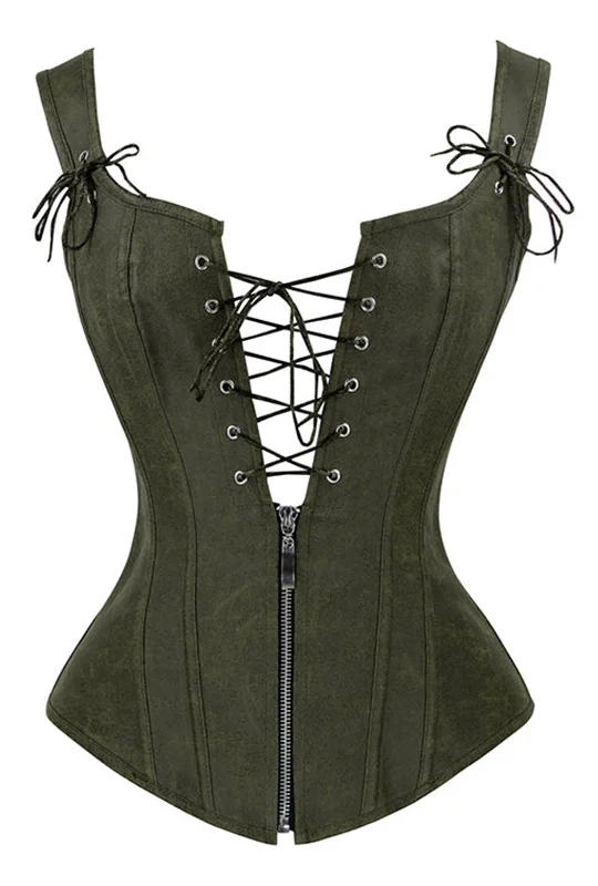 Wedding - style bustiers for bridesmaids or special eventsOlive Strappy Corset With Zip