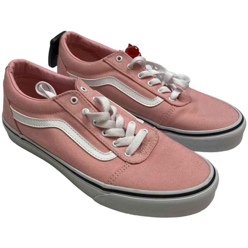 Shoes Sneakers By Vans In Pink, Size: 6