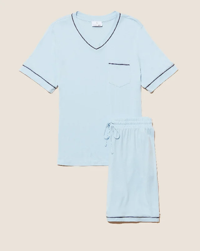 Bra with a bandeau style for a strapless and sleek look Kurzärmeliges Top & Shorts Pyjama-Set Für Männer Bra with a bandeau style for a strapless and sleek look Kurzärmeliges Top & Shorts Pyjama-Set Für Männer