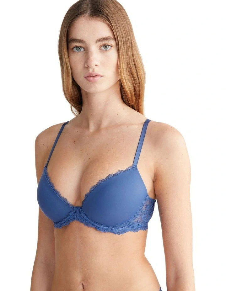 Women's bras with removable padsCalvin Klein - Seductive Comfort Lotus Flora Lift Bra | True Navy Women's bras with removable padsCalvin Klein - Seductive Comfort Lotus Flora Lift Bra | True Navy