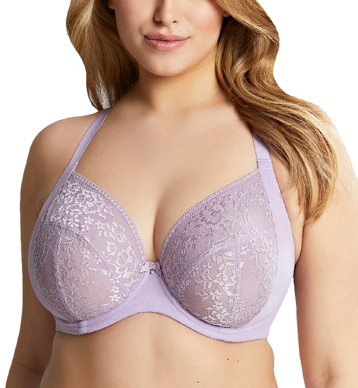 Bra with a plus - size seamless design for a smooth look Sculptresse by Panache Roxie Plunge Underwire J-Hook Bra (9586) - Lilac Bra with a plus - size seamless design for a smooth look Sculptresse by Panache Roxie Plunge Underwire J-Hook Bra (9586) - Lilac