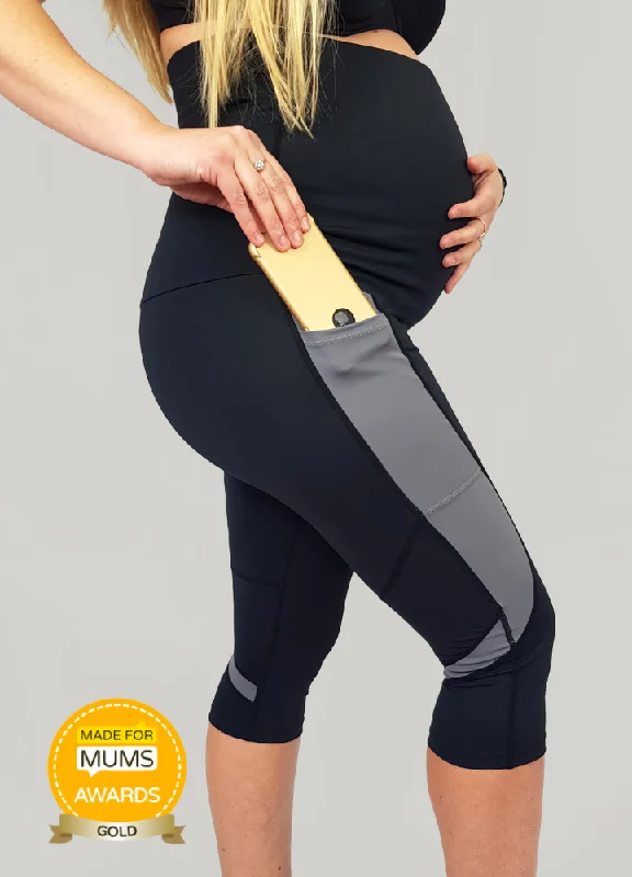 Women's bras with moisture - wicking propertiesUltimate  High Impact Maternity Workout Capri Leggings