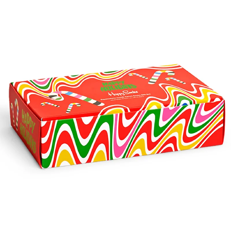 Women's silk - lined socks for a luxurious feelHappy Socks Women's Psychedelic Christmas Gift Box - 4 Pack Women's silk - lined socks for a luxurious feelHappy Socks Women's Psychedelic Christmas Gift Box - 4 Pack