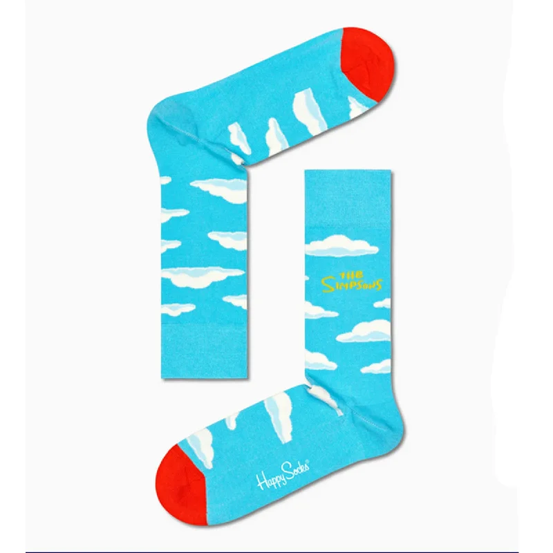 Women's cable - knit ankle socks for a cozy styleHappy Socks x The Simpsons Women's Crew Socks - Clouds Women's cable - knit ankle socks for a cozy styleHappy Socks x The Simpsons Women's Crew Socks - Clouds