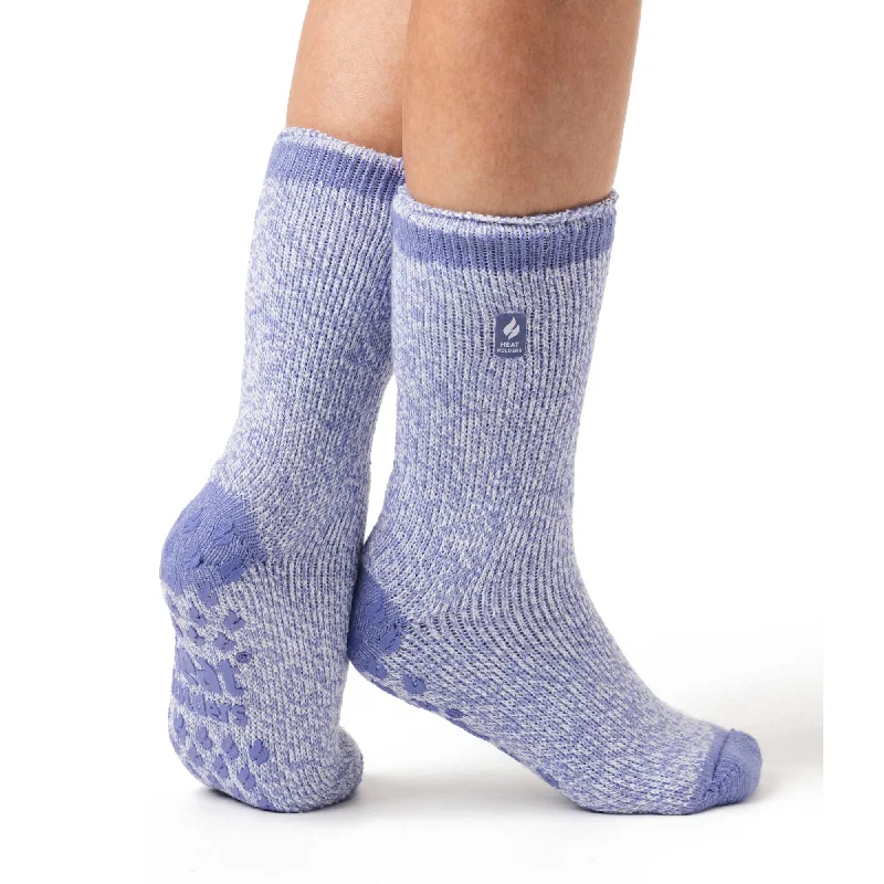 Women's thigh - high socks in a fishnet patternLadies Original Florence Slipper Socks - Denim Women's thigh - high socks in a fishnet patternLadies Original Florence Slipper Socks - Denim