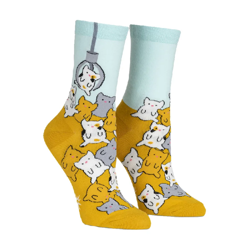 Women's sheer over - the - knee socks for a sexy appealSock It To Me Women's Crew Socks - Cat Claw Women's sheer over - the - knee socks for a sexy appealSock It To Me Women's Crew Socks - Cat Claw