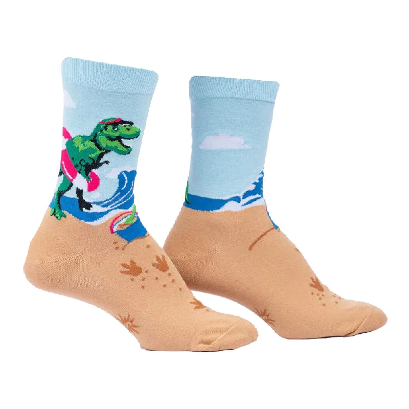 Women's no - show socks with a floral motifSock It To Me Women's Crew Socks - Dino's Gone Wild Women's no - show socks with a floral motifSock It To Me Women's Crew Socks - Dino's Gone Wild