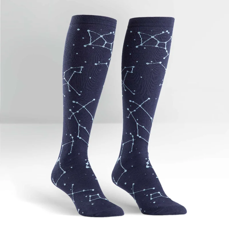 Women's moisture - wicking socks for sportsSock It To Me Women's Knee High Socks - Constellation (Glow in the Dark) Women's moisture - wicking socks for sportsSock It To Me Women's Knee High Socks - Constellation (Glow in the Dark)